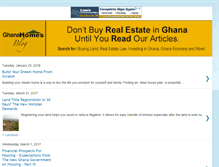 Tablet Screenshot of ghanahomesblog.com